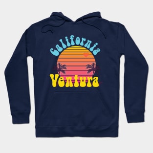 Ventura California Retro Design Hoodie